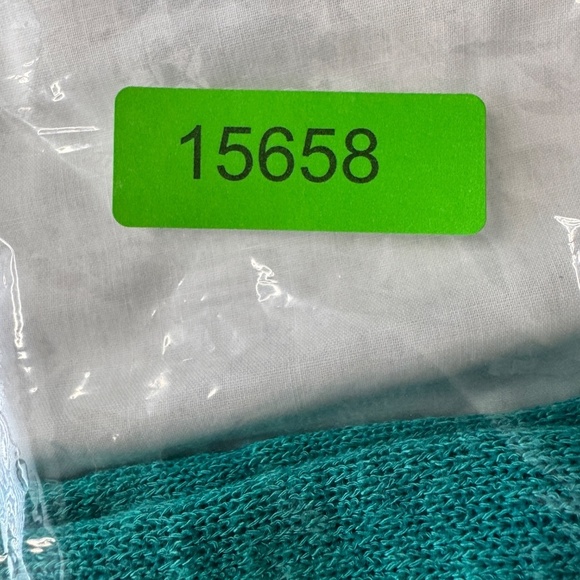 Aeropostale Women's Semi-Sheer Short Sleeve Knit‎ Lightweight Sweater Tee Teal S - Picture 11 of 11